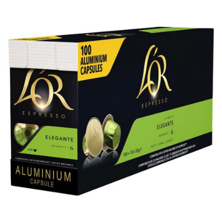 L'OR Espresso Lungo Elegante Cups (100 stuks) Groothandel