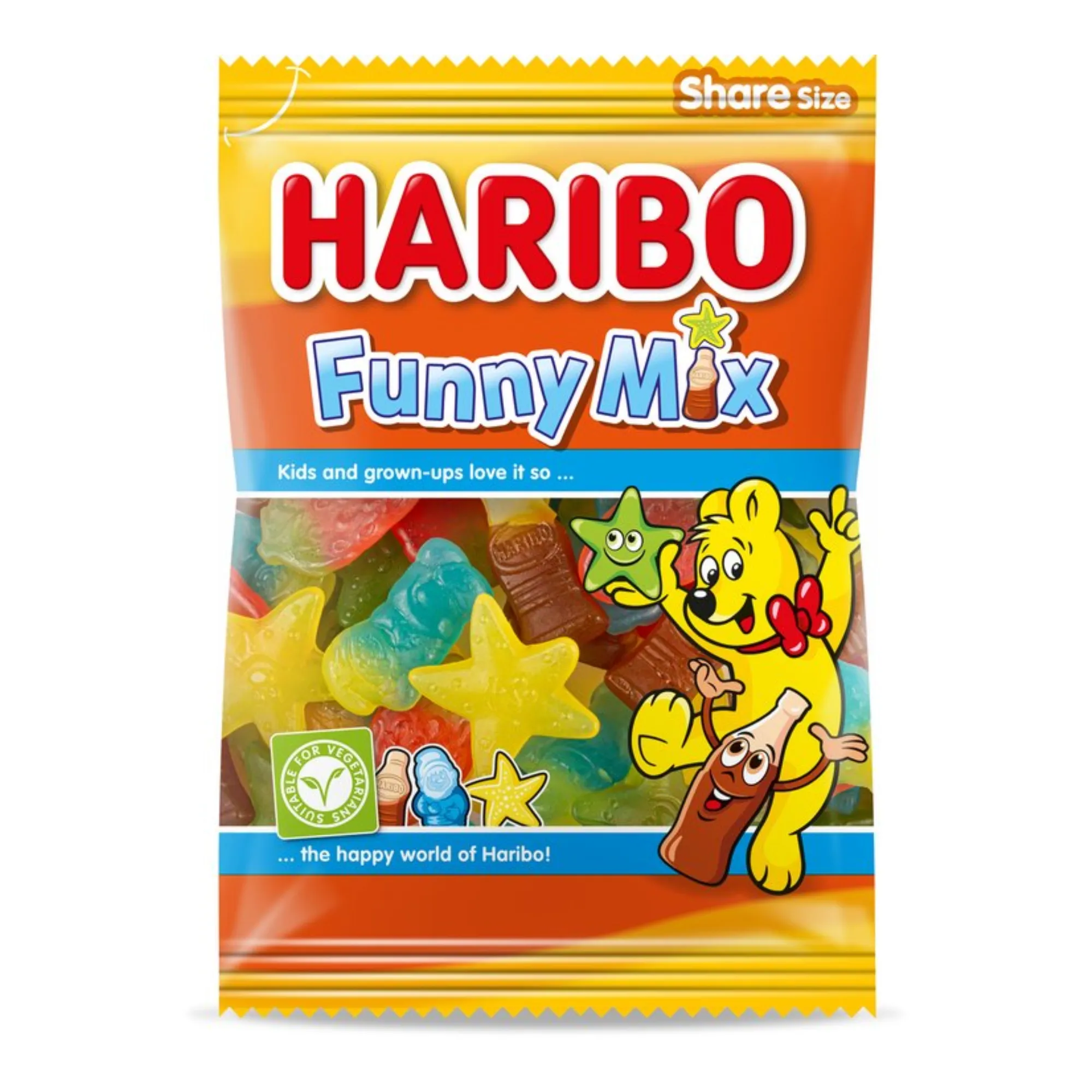 Haribo Funny Mix Zak (12x 250gr)