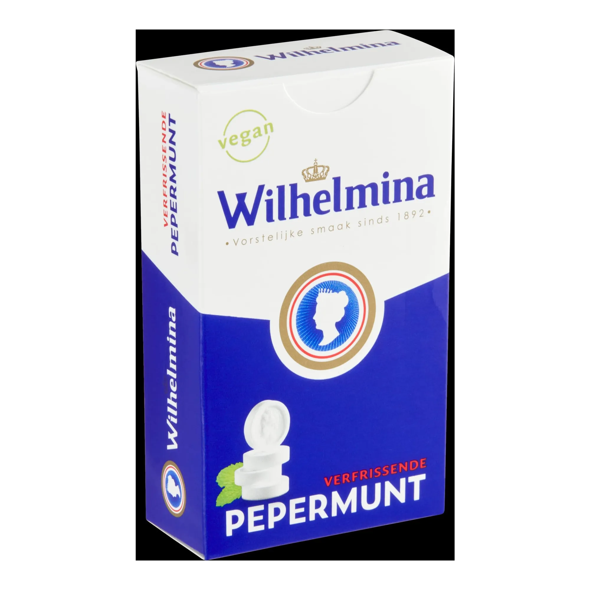 Wilhelmina Pepermunt Vegan Doosje (12x 100gr)