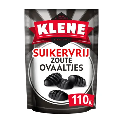 Klene Suikervrij Zoute Ovaaltjes Zakje (12x 110gr)
