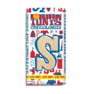 Tony's letter bar blanc gingembre noix (15x 180gr)