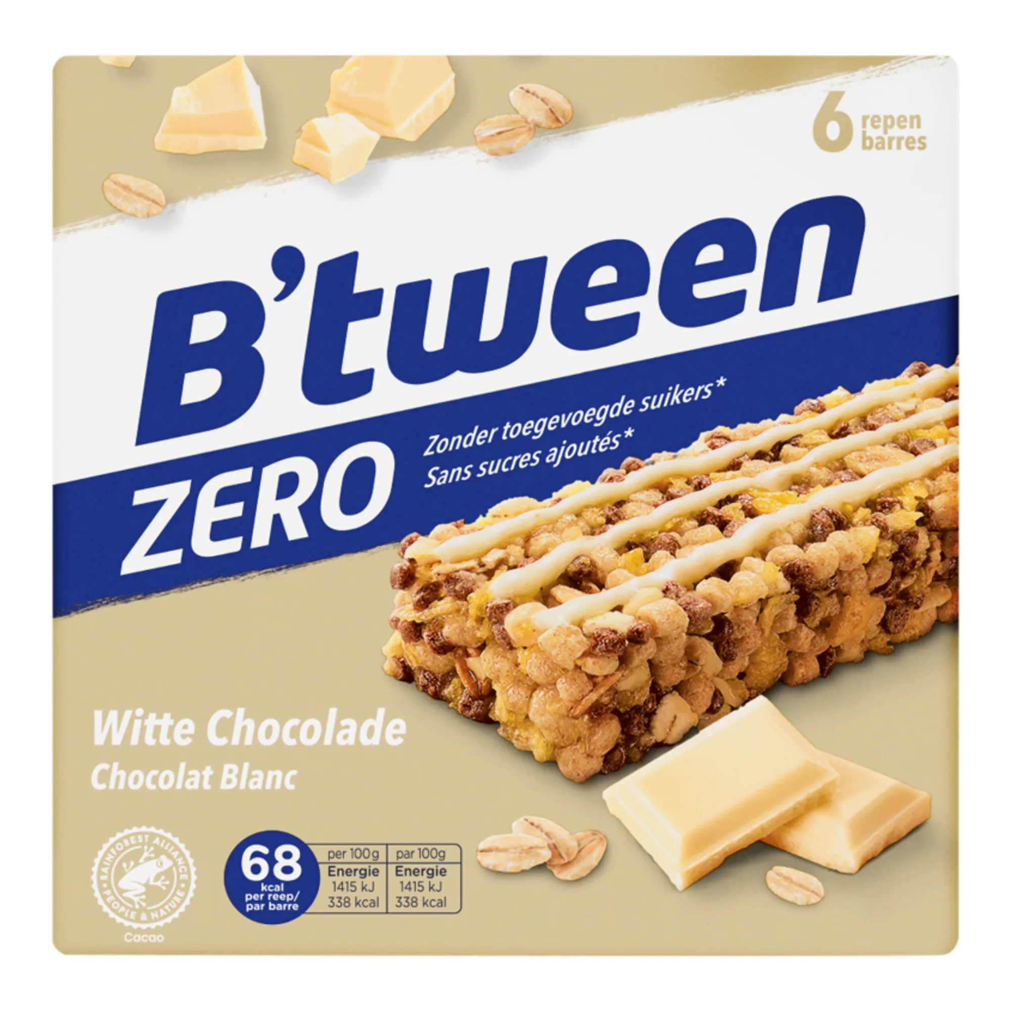 Hero B'tween Zero Witte Chocolade (60x 20gr)