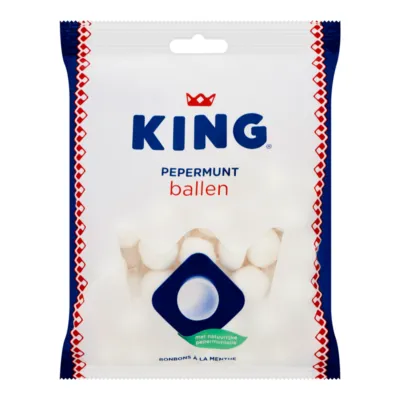 King Pepermuntballen Zak (12x 250gr)