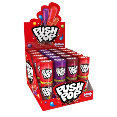 Push pop doosje voorkant