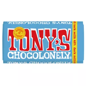 Tony's Chocolonely reep donkere melk 42% (15x 180gr)