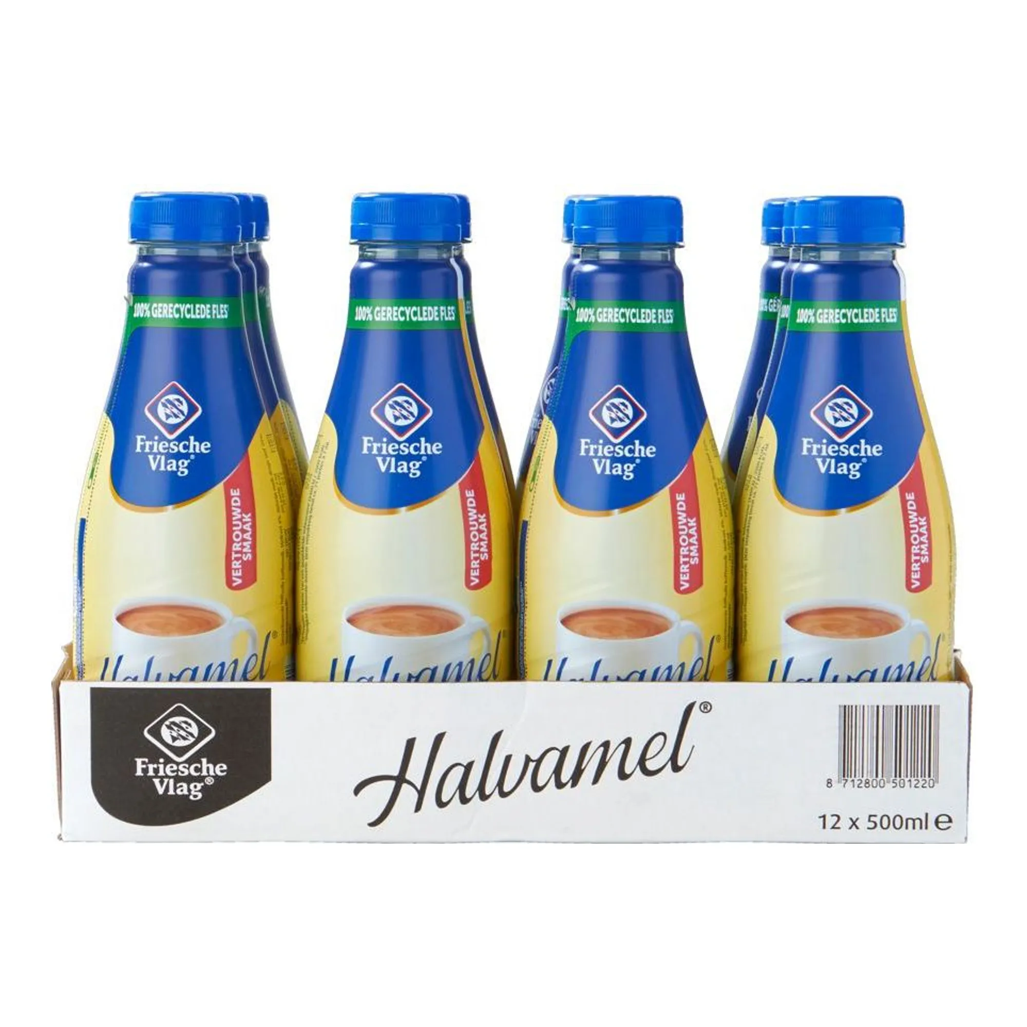 Friesche Vlag Halvamel Pet Fles (12x 500ml)