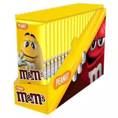 Paquet de test barres de chocolat M&M's Peanuts, Crispy, Cookie