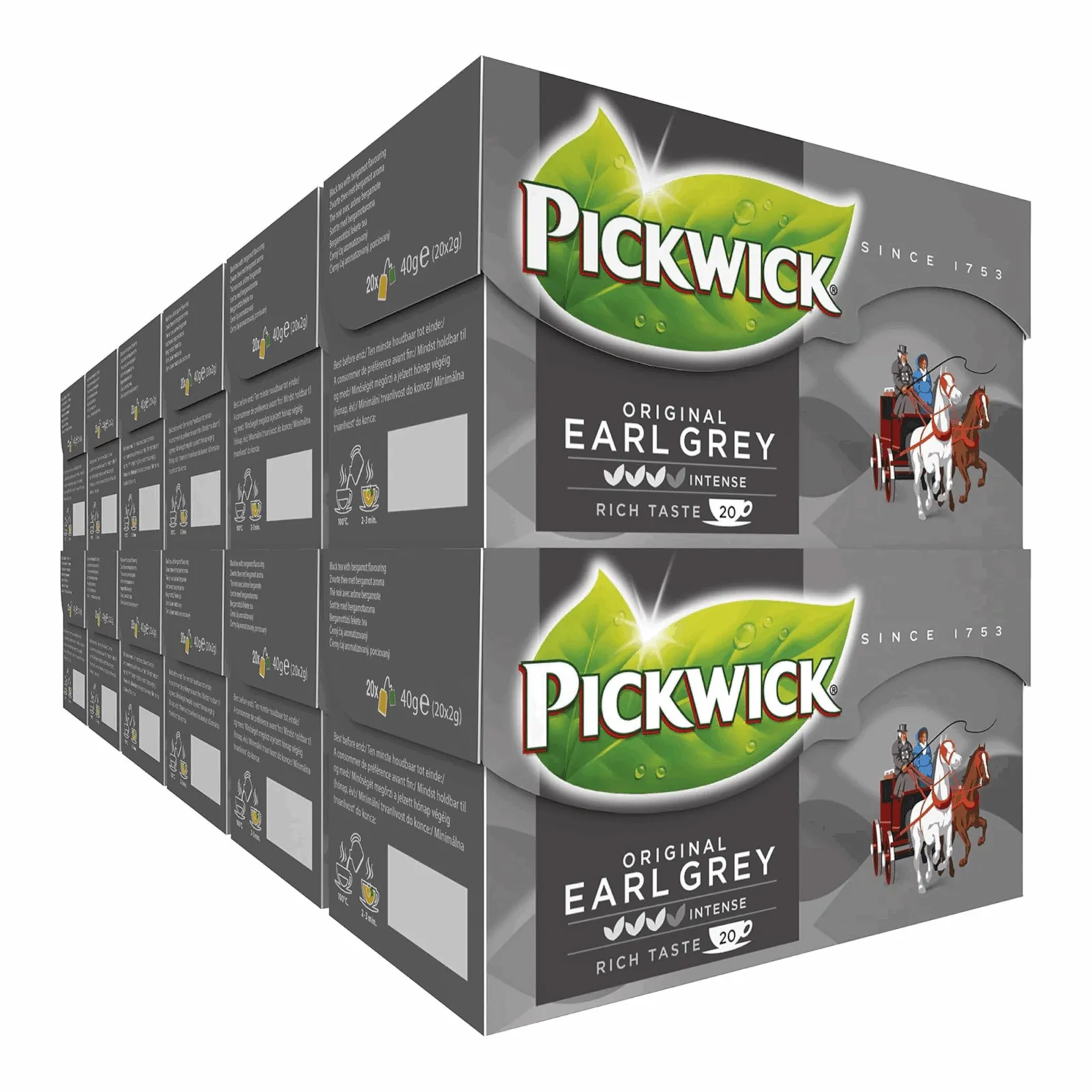 Pickwick Earl Grey Tea (12x20 stuks) - Afbeelding 2