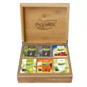 Pickwick caja de té 6 compartimentos