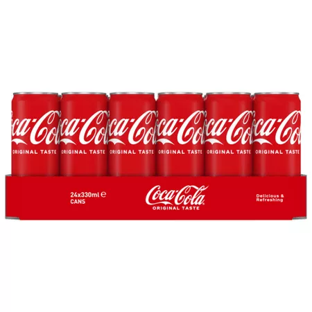 Kaufen Sie Coca-Cola Regular Can (24x 33cl) zu einem günstigen