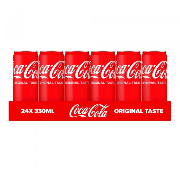 Canette Coca-Cola Régulière (24x 33cl)