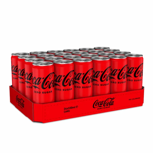 Coca-Cola Zero Blik (24x 33cl) - Afbeelding 2