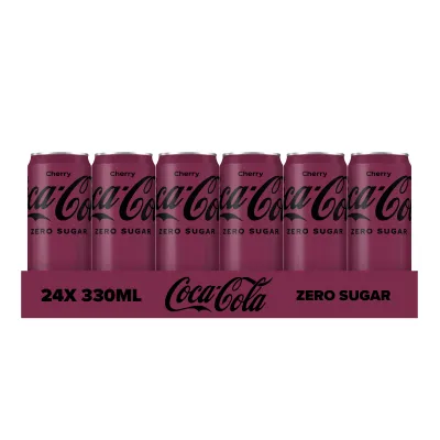 Coca-Cola Zero Cherry Blik (24x 33cl)