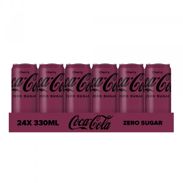 Coca-Cola Zero Cherry Blik (24x 33cl)