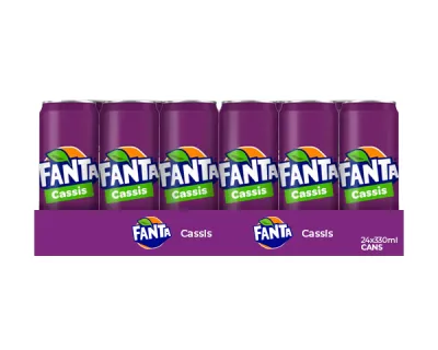 Fanta cassis blik (24x 33cl)