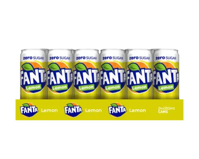 Fanta lemon no sugar blik (24x 33cl)