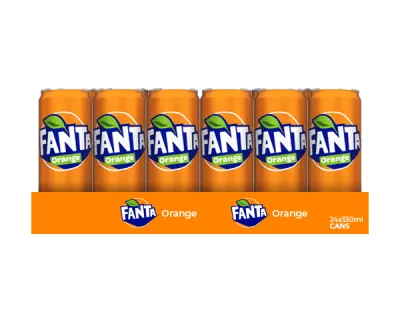 Fanta orange blik (24x 33cl)