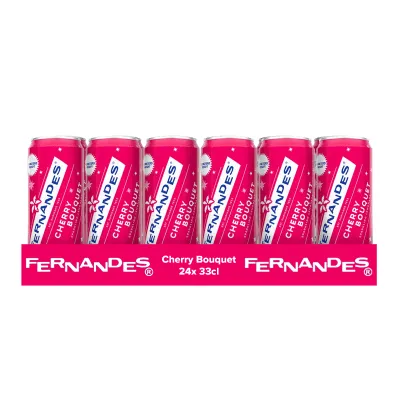 Fernandes cherry bouquet blik sleek (24x 33cl)