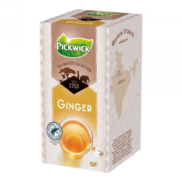 Pickwick Tea Master Selection Ginger 1.75gr (4x 25 stuks)