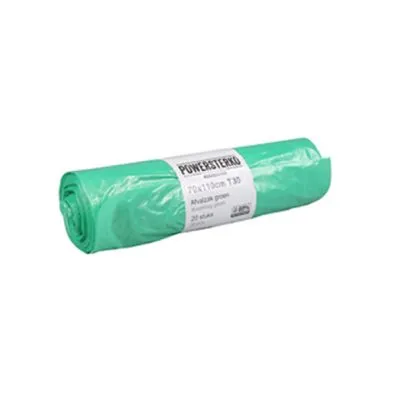 Powersterko Afvalzak 70×110 cm Groen T30 (300 stuks)