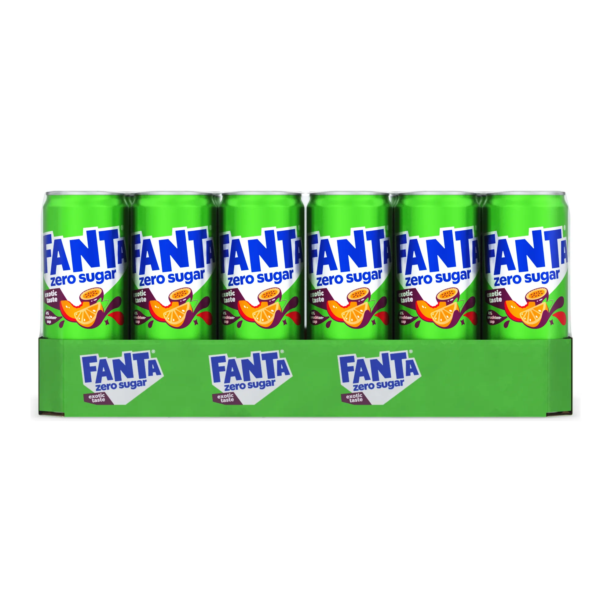 Fanta exotic no sugar blik (24x 33cl)