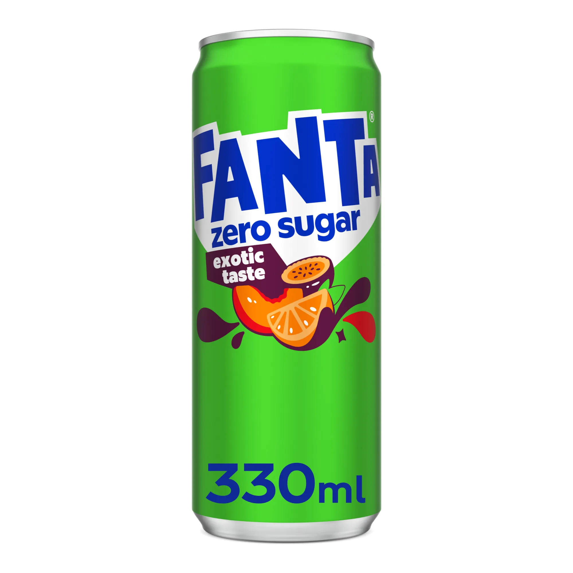 Fanta exotic no sugar blik (24x 33cl)