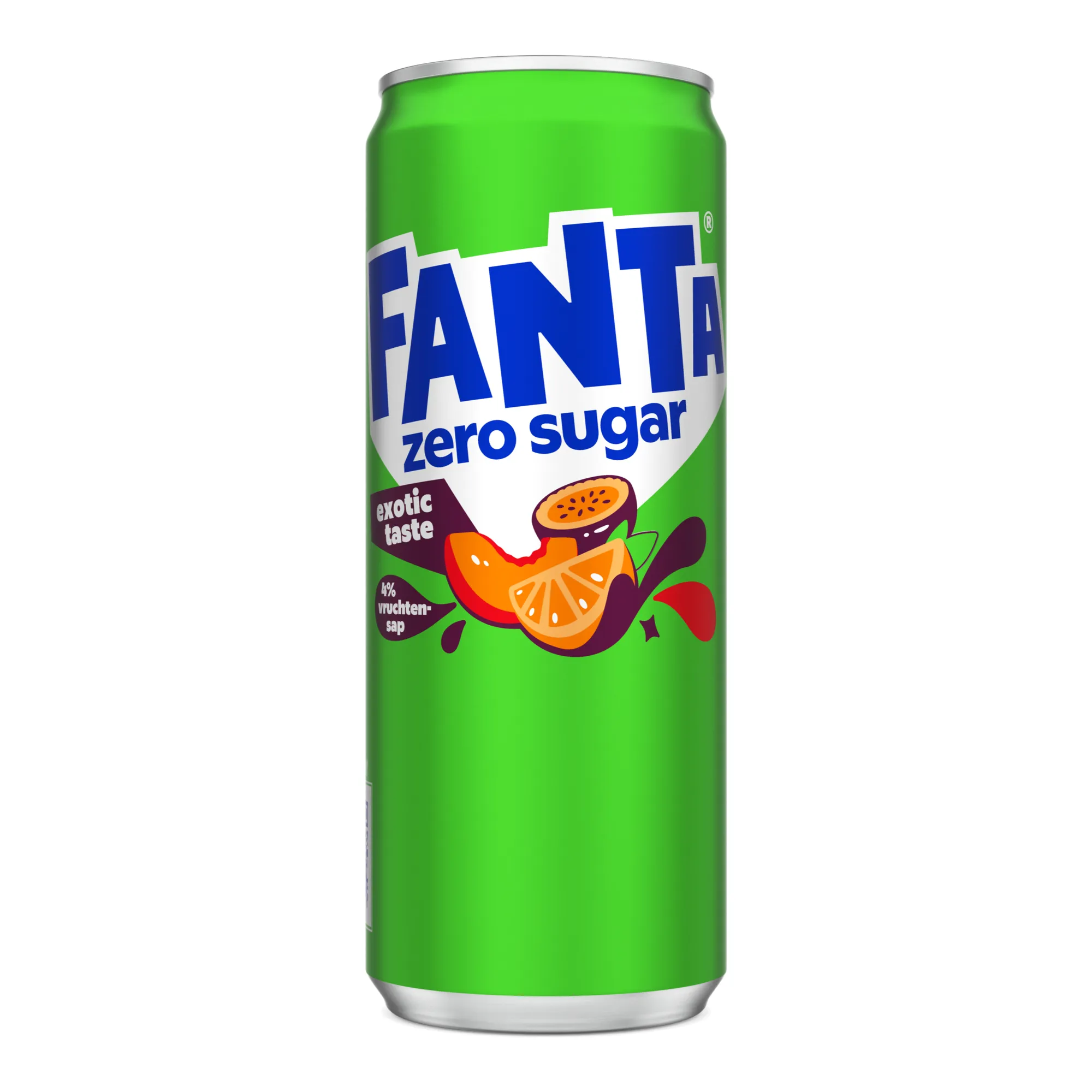 Fanta exotic no sugar blik (24x 33cl)