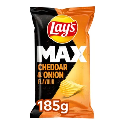 Lay’s MAX Cheddar & Onion (10x 185gr)