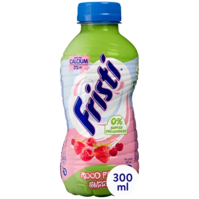 Fristi flesje 0% rood pet voorkant