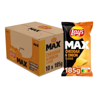 Lay's MAX Cheddar & Onion (10x 185gr)