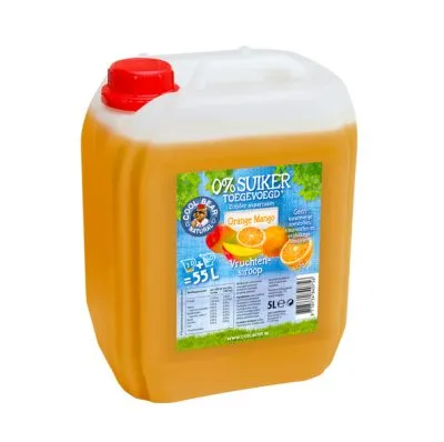 Cool Bear sinaasappel limonadesiroop (5 ltr)