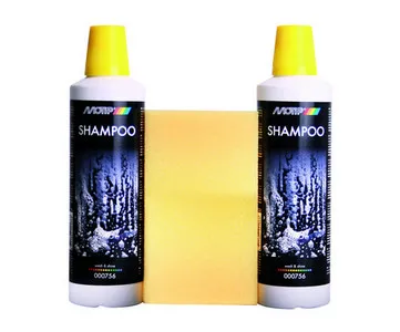 MoTip Shampoo Wash And Shine met Spons