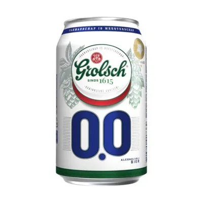 Grolsch 0.0% Blik (24x 33cl)