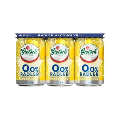 Grolsch Radler Citroen 0.0% Blik (24x33cl)