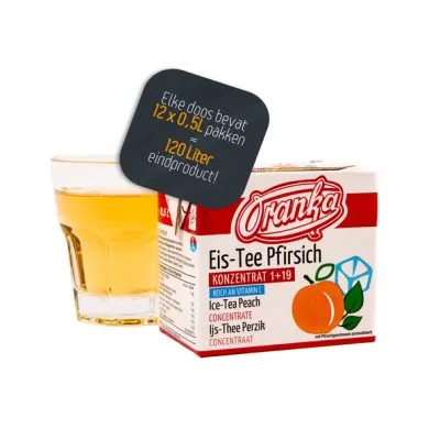 Oranka ijsthee perzik (12x 500ml)