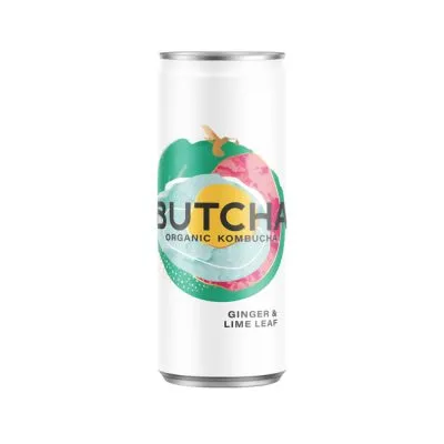 Butcha ginger & lime leaf blik (12x 250ml)