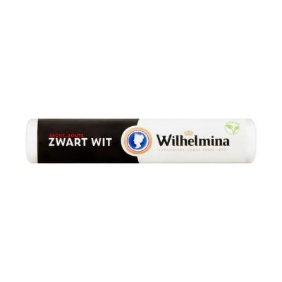 Wilhelmina Zwart Wit Vegan Rol (24x 39gr)