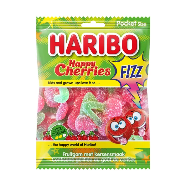 Sachet de bonbons Happy Cherry Haribo 100 gr