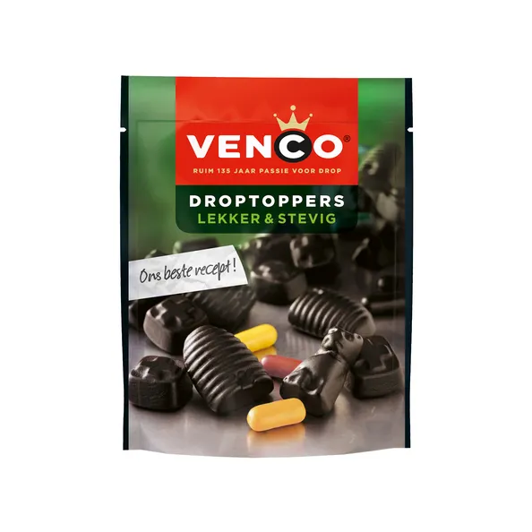 Garnitures de réglisse Venco savoureuses et robustes sachet debout (10x 210gr)