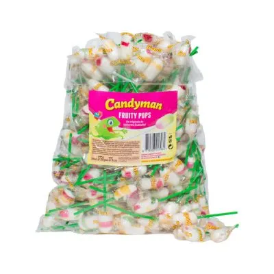 Candyman Fruity Pops (175 stuks)