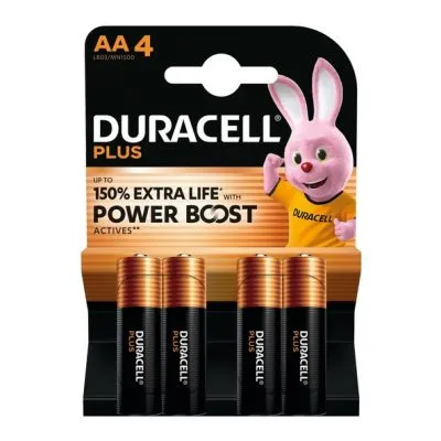 Duracell plus 100% AA 20×4 (LR6)