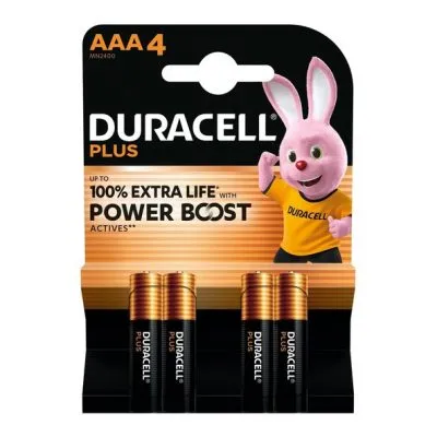 Duracell plus 100% AAA 10×4 (LR03)