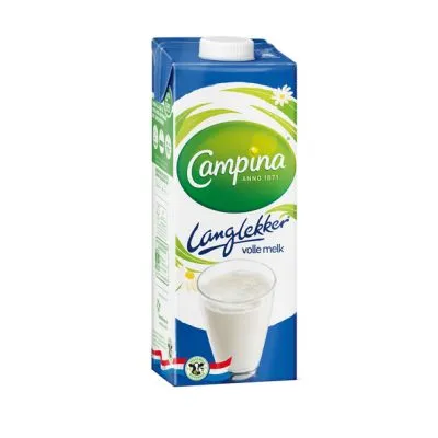 Campina Langlekker Volle Melk Pak (12x 1 liter)