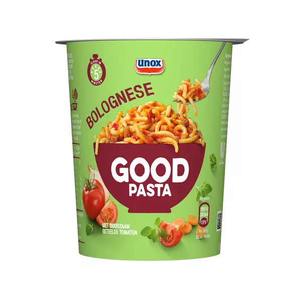 Unox gute Pasta Spaghetti Bolognaise Tasse (8x 68gr)