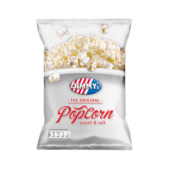 Jimmy's popcorn zoet & zout (21x 22gr) Groothandel Compliment.nl