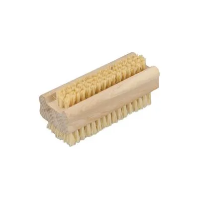 Weco nagelborstel hout fiber dubbele inzet