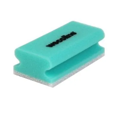 Weco schuurspons met grip groen/wit 142x70x45 mm (10 stuks)