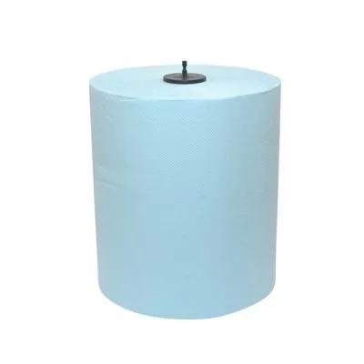 Euro matic handdoekrol 2 laags blauw (6x 150m)