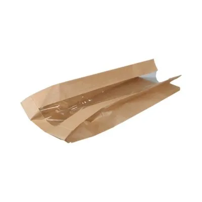 Vensterzak bruin kraft (500 stuks)