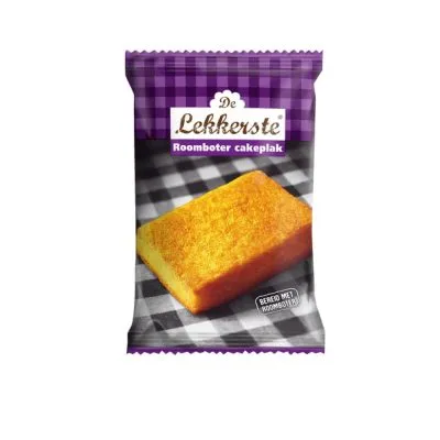 De Lekkerste Roomboter Cakeplak (15x 60gr)
